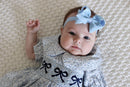 Wee Ones Add-A-Bow Baby Headbands – Interchangeable Elastic Hair Bow Bands 2-Pack