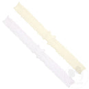 Add-A-Bow Stretch Ruffle Edge Girls Baby Bands – Two Pack