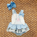 Blue Skirted Bunny Bubble