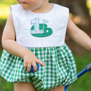 Hole-In-One First Birthday Boys Reversible Golf Bubble