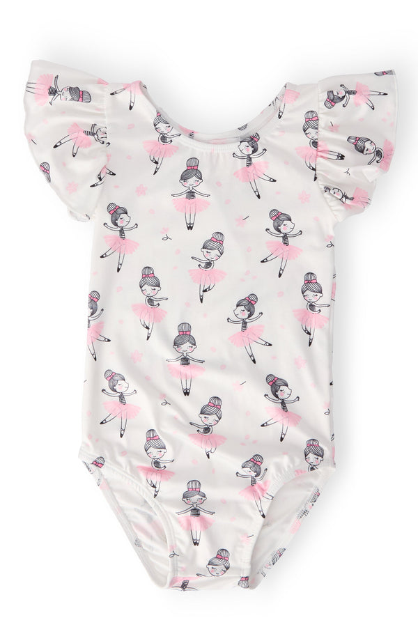 Ballerina S/S Flutter Sleeve Leotard