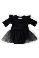 Black Velvet Tutu Bodysuit