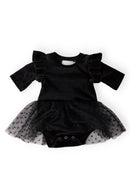 Black Velvet Tutu Bodysuit