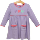 Bows Long Sleeve Dress