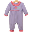 Bows Baby Girl Long Sleeve Romper