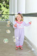 Bows Baby Girl Long Sleeve Romper
