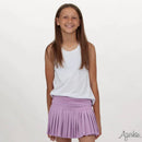 Mini Pleated Skort in Solid Lavender