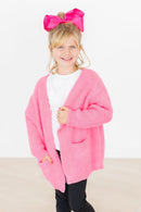 SALE Bright Pink Cozy Cardigan