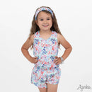 Liberty Flowers Top Knot Headband