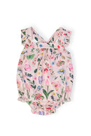 Butterfly Meadows Ruffle Cross Back Romper