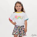Composition Notebook Ringer Boxy Tee for Girls | Back to School Boutique Shirt | Bossier City, LA