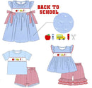 Back to School Swiss Dot Collection | Girls Dress, Girls Short Set & Boys Short Set | Bossier City, LA