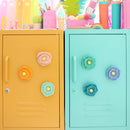 Felt flower magnets - blue set