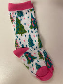 Kids Pretty Pine Socks