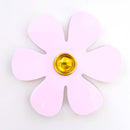 Retro flower acrylic candle holder