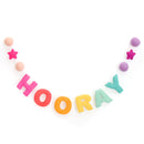 Hooray felt Garland
