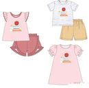 Back to School Apple Appliqué Collection | Girls Dress, Girls Short Set & Boys Short Set | Bossier City, LA