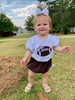 Girl Football Applique Bloomer Set