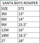 Boys Cookies For Santa Romper