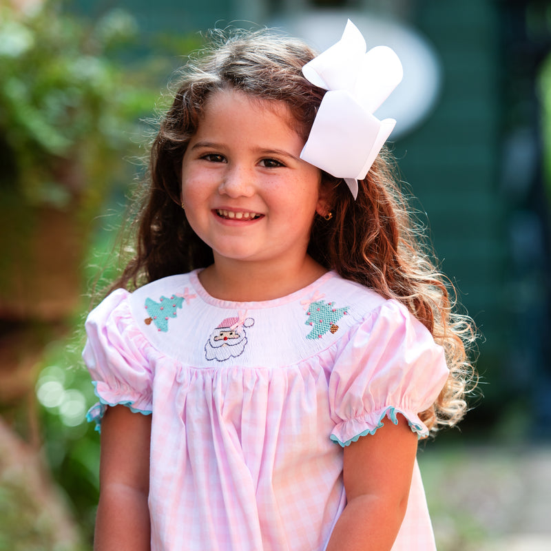 Smocked Christmas Dress Smocked Christmas Dress