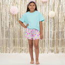 Good Day Smiley Butterfly Flowy Short