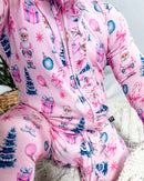 Carol Ruffled Zippered Footie