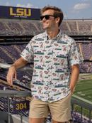 LSU Campus Button Down Shirt(officially licensed)