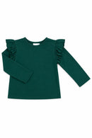Spruce L/S Ruffle Tee
