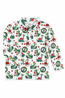 Santa Saurus L/S Polo