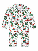 Santa Saurus L/S Polo One-Piece