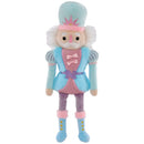 Chris Nutcracker Plush – Blue & Pink Holiday Doll