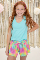Tie Dye Glow Butterfly Flowy Short