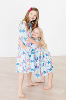 SALE Crazy Daisy 3/4 Sleeve Pocket Twirl Dress