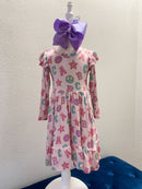 Abigail Twirl Dress | Girls Bamboo Twirl Dress | Boutique Dress | Bossier City, LA