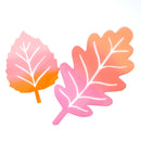 Fall leaves acrylic tray - set of 2