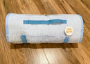 Jane Marie Blue Seersucker Kids Roll-Up Nap Mat with Blanket & Pillow | Toddler Daycare & Preschool Sleeping Mat | Kindergarten Nap Mat | Bossier City, LA