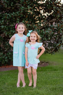 Sea Life Pocket Dress | Girls Ocean Dress | Boutique Summer Dress