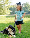 Black Sparkle Bella Shorts