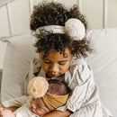 LUXE FUR POM: oatmeal