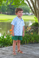 Boys Ducks in a Row Polo Short Set