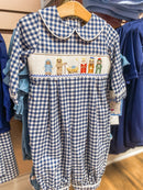 Nativity Smocked Boy Bubble Longall