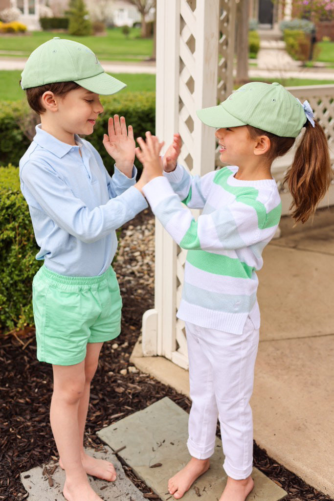 Golf Clubs Bow Baseball Hat (Youth)