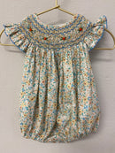 Merritt Floral Smocked Bubble