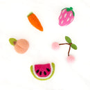 Felt fruit magnet set
