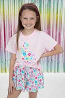 Floral Gathered Skort