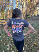 Spooky Vibe Glow-in-the-Dark Tween Halloween Graphic Tee