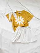 DAISY chartreuse tee