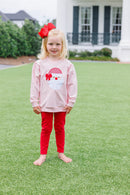 French Terry Pullover – Santa (Light Pink)