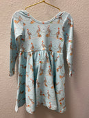 Pelican Wonderland Cotton Twirl Dress