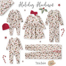 Western Christmas Baby Bamboo Zipper Romper - Cowboy Holiday